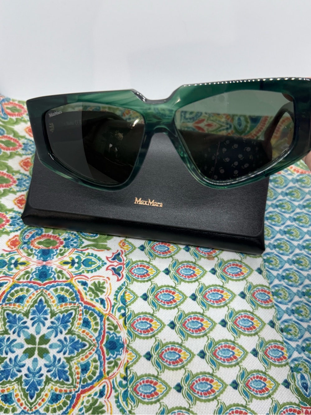MaxMara Emerald Green Sunglasses